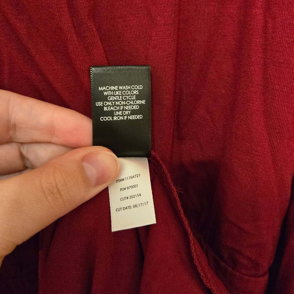 Torrid red skater dress with tie sleeves - 2X - Picture 6 of 6